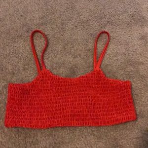Red Amalfi Bikini Top